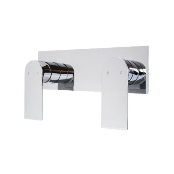 Kiato Dual Shower Mixer Black and Chrome BB