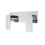 Kiato Dual Shower Mixer White and Chrome BB