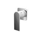 Kiato Shower Mixer White & Chrome Square BB