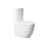 Decina Alegra Ezi Height Rimless Back To Wall Toilet Suite ALTSWFER