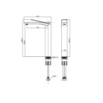 ADP Liberty Extended Basin Mixer spec