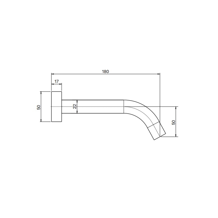 Mixx Anise Holli Basin Spout 11SL701