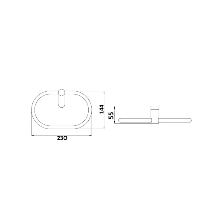 Millennium Akemi Towel Ring 5861