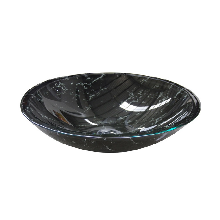 Castano Black Marble Glass Basin