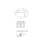 Fienza Joli Manu Wall Hung Vanity - 750 / 900 / 1200 mm