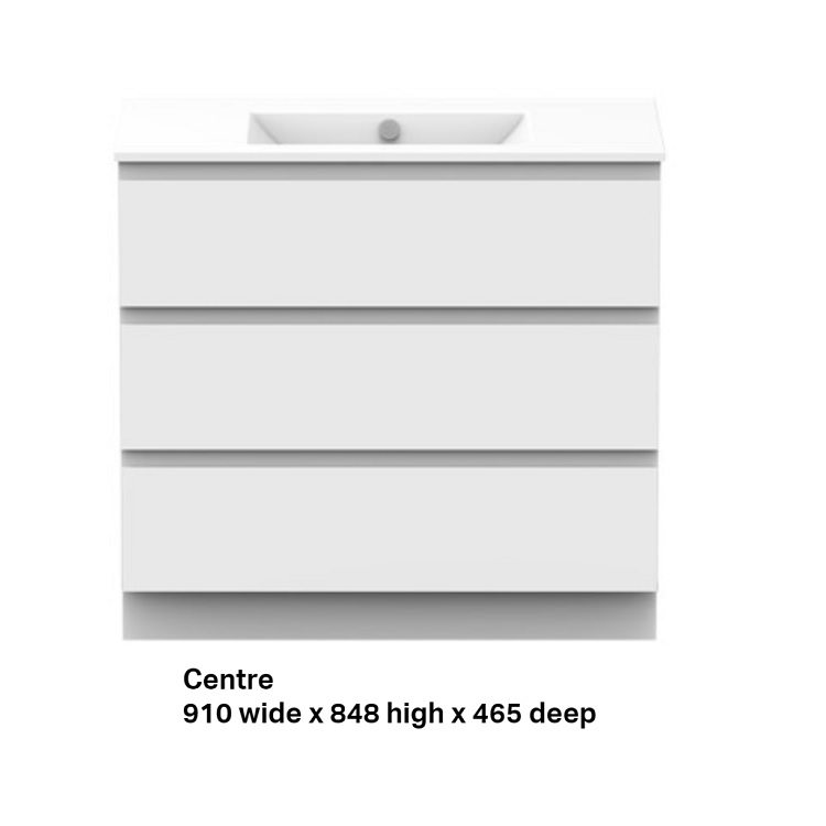 ADP Glacier Ceramic All Drawer Trio 900