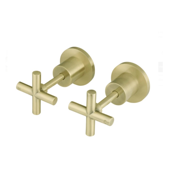 ROUND-CROSS-HANDLE-JUMPER-VALVE-WALL-TOP-ASSEMBLIES-TIGER-BRONZE-BB