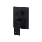 Meir Square Diverter Mixer Matte Black MW02