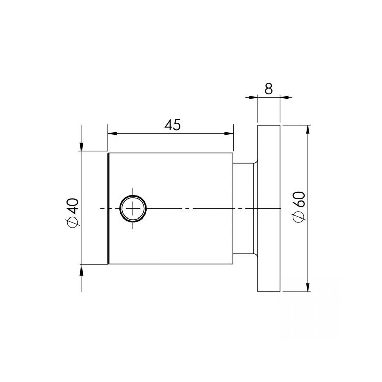 Phoenix Vivid Pin Lever Wall Top Assemblies VP060 CHR