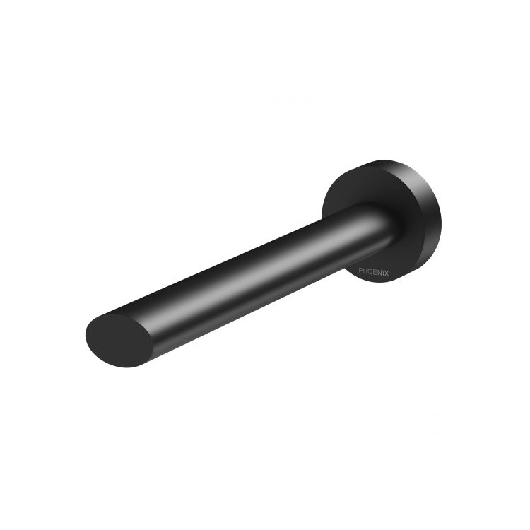 Vivid-Slimline-Oval-Wall-Bath-Outlet-180mm-matte-black