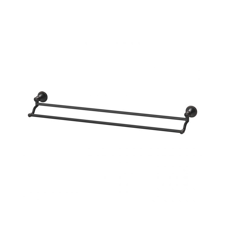 nostalgia-double-towel-rail-760mm-antique-black