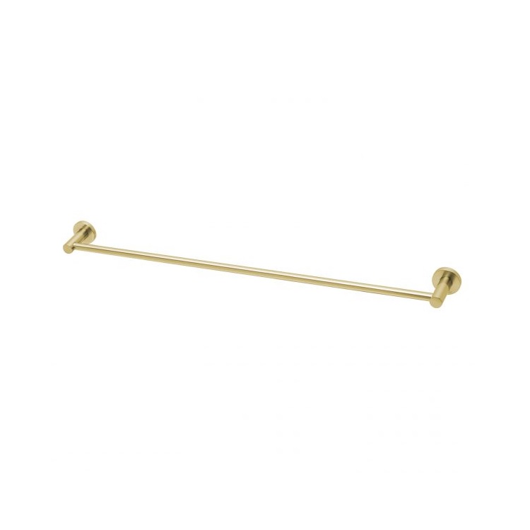 radii-single-towel-rail-800mm-round-plate-brushed-gold