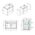 Amato wall hung 750 spec