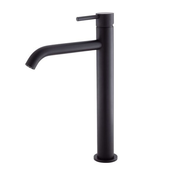 Fienza Axle Tall Basin Mixer Matte Black