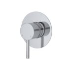 Fienza Axle Wall Mixer Large Round Plate Chrome