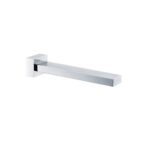 BUK Eckig Square Bath Spout 180mm Chrome