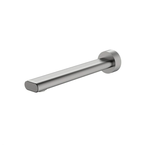 BUK Iris Bath Spout 180mm Brushed Nickel