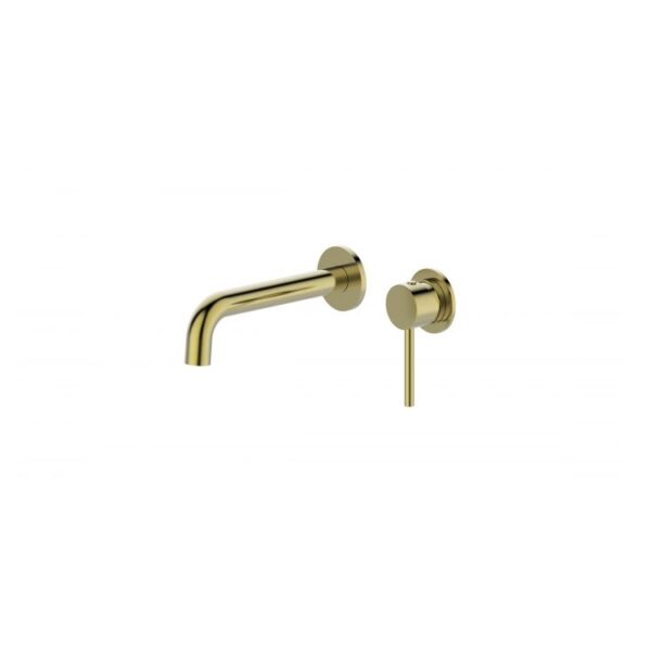 BUK Morgan Rund Basin Mixer With Spout Brushed Gold