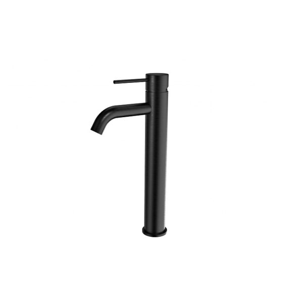 BUK Morgan Rund Tower Basin Mixer Brushed Gunmetal