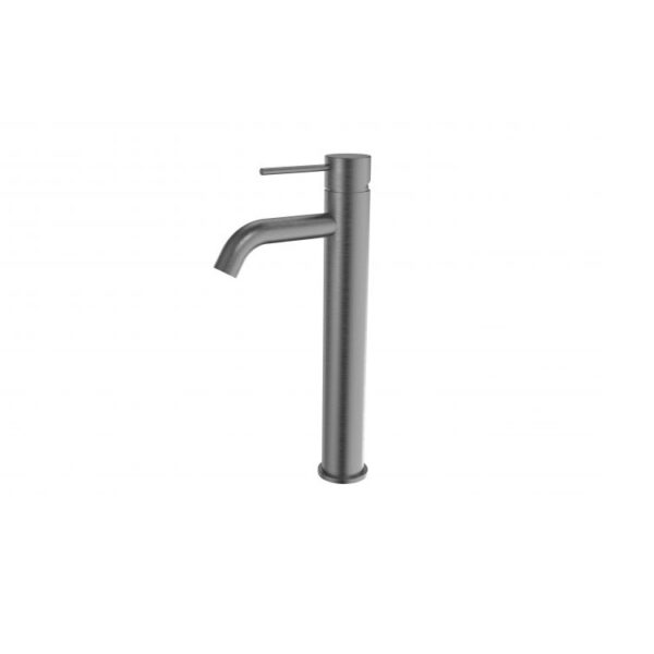 BUK Morgan Rund Tower Basin Mixer Brushed Nickel