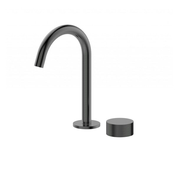 BUK Rund Progressive Basin/Bath Set Brushed Gunmetal