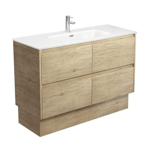 Fienza Joli Amato Scandi Oak Vanity On Kick JOL120BSK