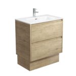 Fienza Joli Amato Scandi Oak Vanity On Kick JOL75BSK