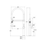 Kaya Pull Down Sink Mixer spec
