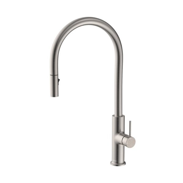 Fienza Kaya Pull Out Sink Mixer Brushed Nickel