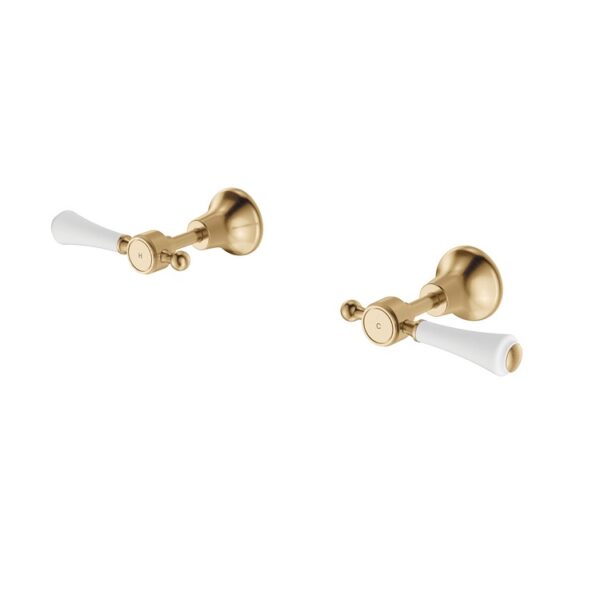 Fienza Lillian Lever Wall Top Assemblies Urban Brass