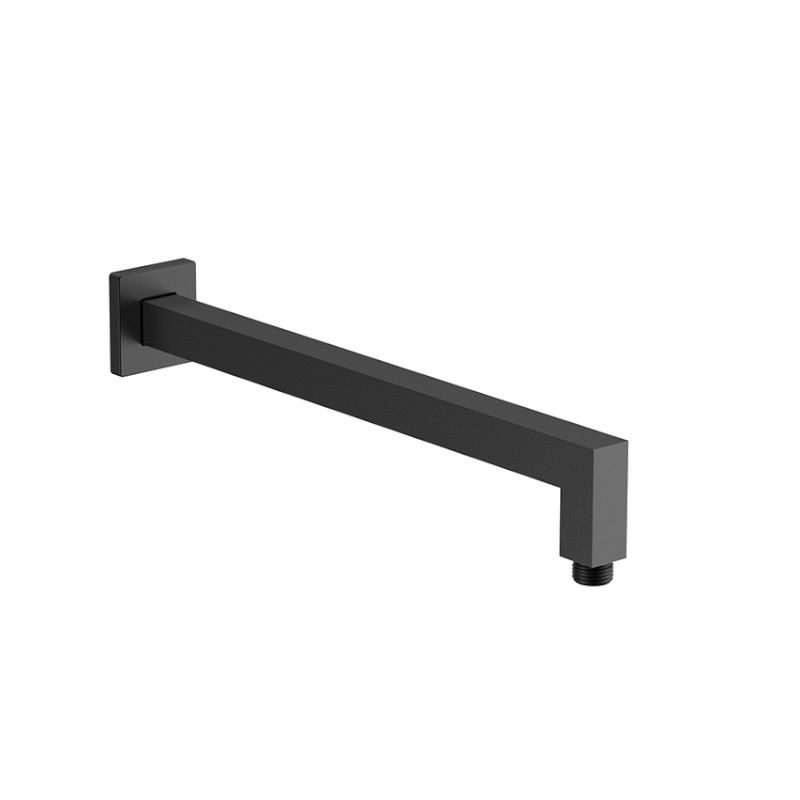 BUK Eckig Square Wall Shower Arm Matte Black