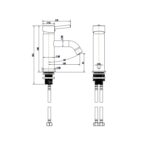 ADP Bloom Basin Mixer Spec