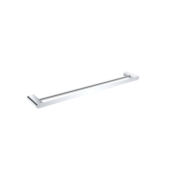 Nero Bianca Double Towel Rail 800MM Chrome