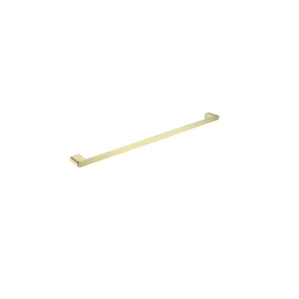 Nero Bianca Single Towel Rail 800MM Brushed Gold