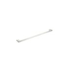 Nero Bianca Single Towel Rail 800MM Brushed Nickel
