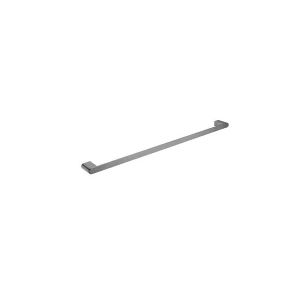 Nero Bianca Single Towel Rail 800MM Gun Metal