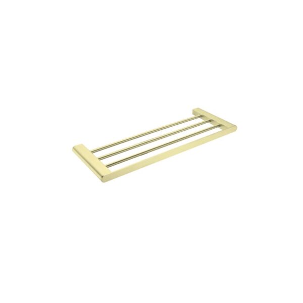 Nero Bianca Towel Rack Brushed Gold