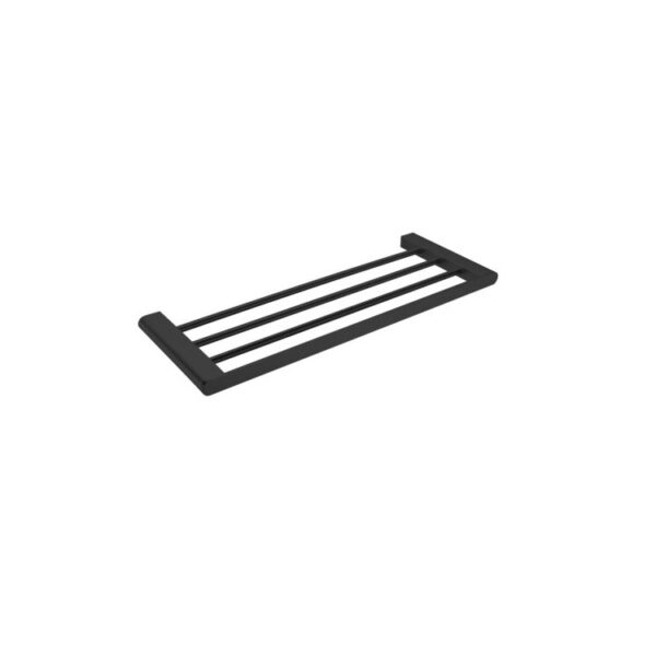 Nero Bianca Towel Rack Matte Black