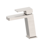 Nero Celia Angle Basin Mixer Brushed Nickel