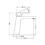 Nero Celia Angle Basin Mixer Spec