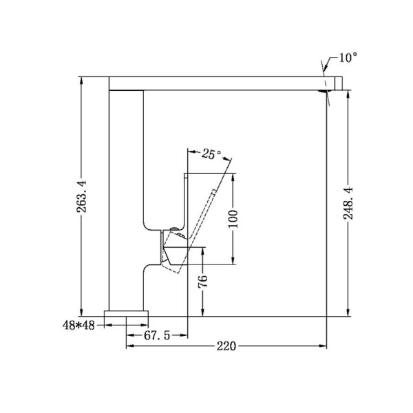 Nero Celia Kitchen Mixer Spec