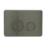 Fienza R&T PVD Gun Metal Round Button Flush Plate