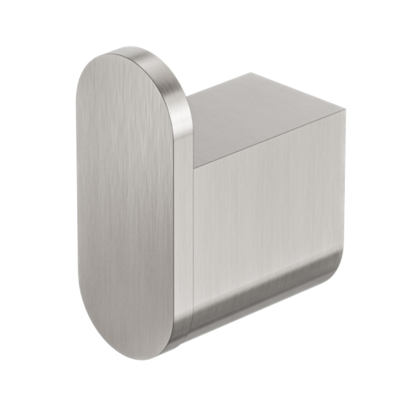 Nero Bianca Robe Hook Brushed Nickel