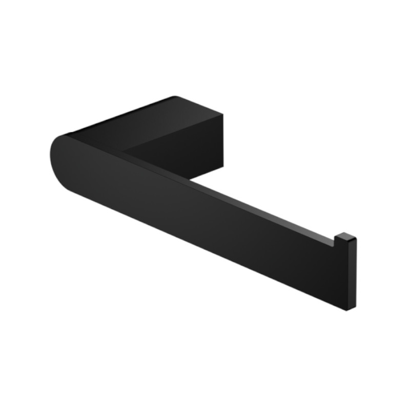 Nero Bianca Toilet Roll Holder Matte Black