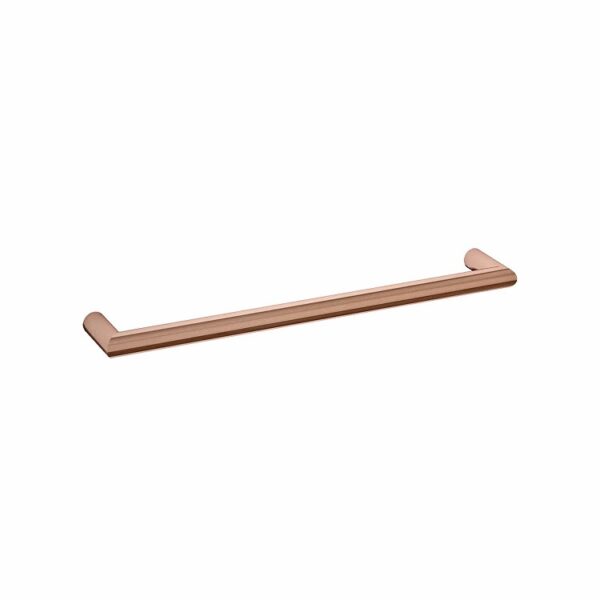 Thermogroup DSR6 Round Single Bar Heated Towel Rail Rose Gold