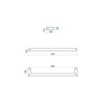 Thermogroup Single Bar Heated Towel Rail DSR6 Spec
