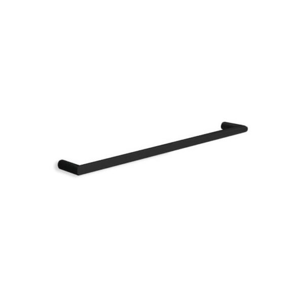 Thermogroup Single Bar Heated Towel Rail DSR8 Matte Black