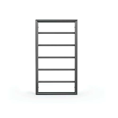 Thermogroup T52S Jeeves Spartan Heated Towel Rail Satin Black Powder Coated