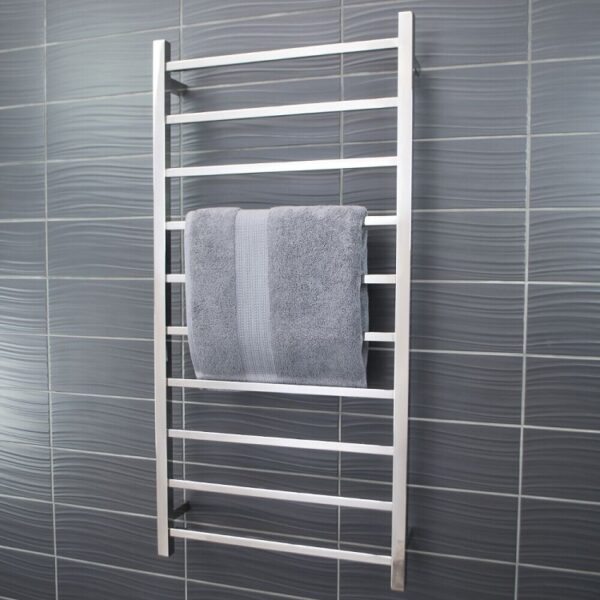 Radiant Heated Towel Rail STR02 Mirror Polished