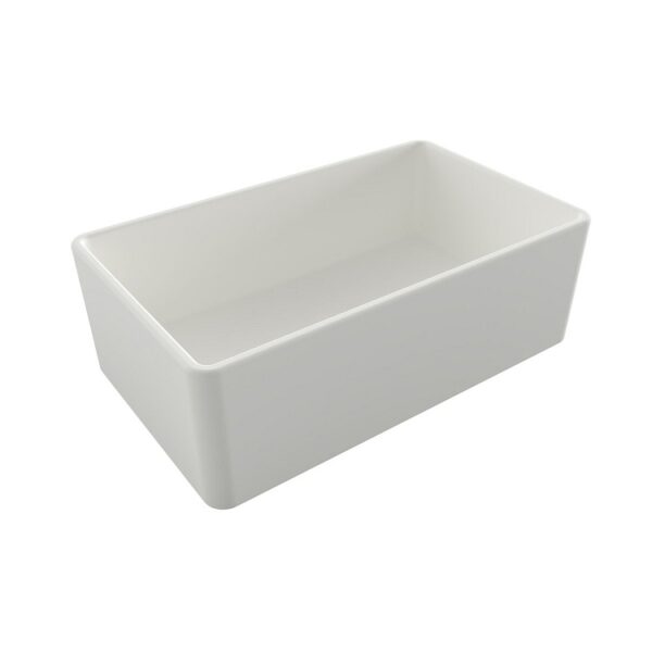 Turner Hastings Novi 75 x 46 Fine Fireclay Matte White Butler Sink NO753FS-MW